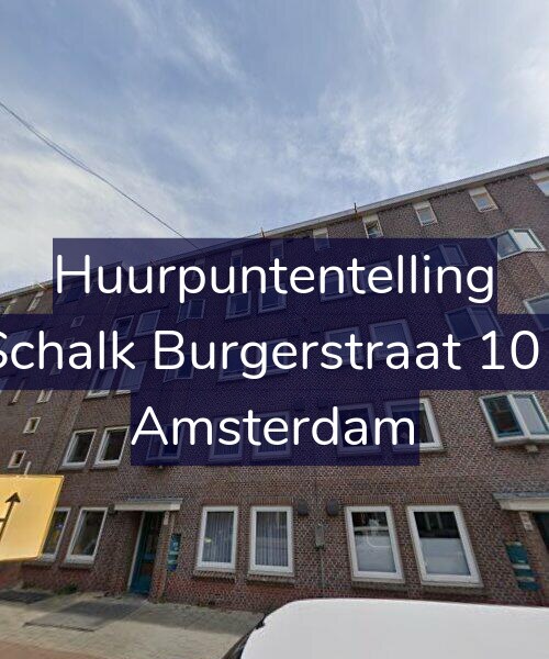 Foto gevel Huurpuntentelling voor Schalk Burgerstraat 101, Amsterdam