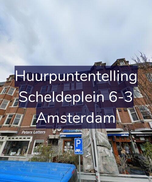 Foto gevel Huurpuntentelling voor Scheldeplein 6-3, Amsterdam