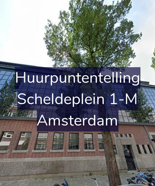 Foto gevel Huurpuntentelling voor Scheldeplein 1-M, Amsterdam