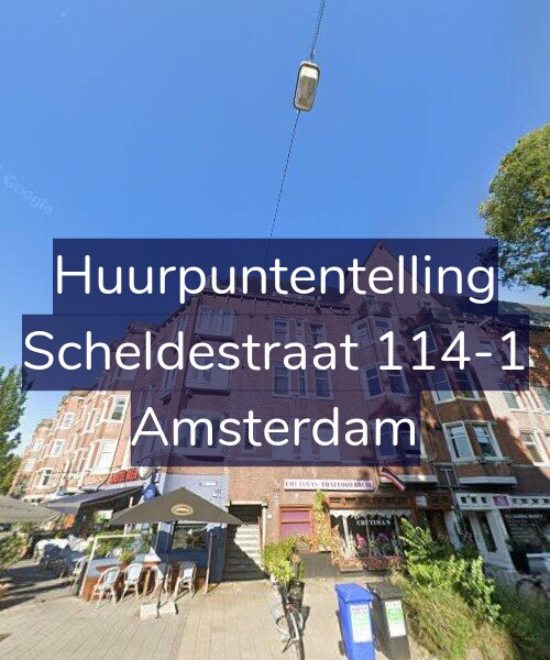 Foto gevel Huurpuntentelling voor Scheldestraat 114-1, Amsterdam