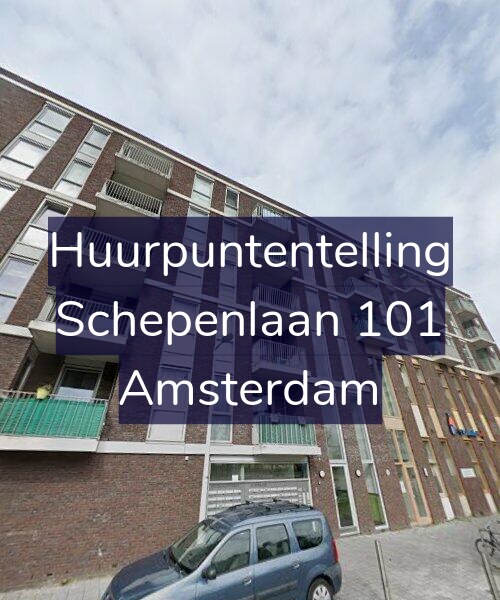 Foto gevel Huurpuntentelling voor Schepenlaan 101, Amsterdam