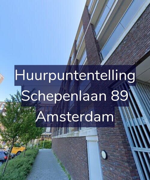 Foto gevel Huurpuntentelling voor Schepenlaan 89, Amsterdam