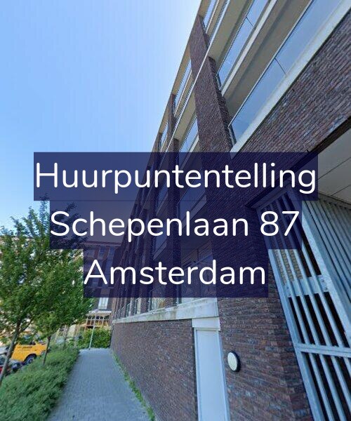 Foto gevel Huurpuntentelling voor Schepenlaan 87, Amsterdam