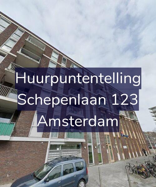 Foto gevel Huurpuntentelling voor Schepenlaan 123, Amsterdam