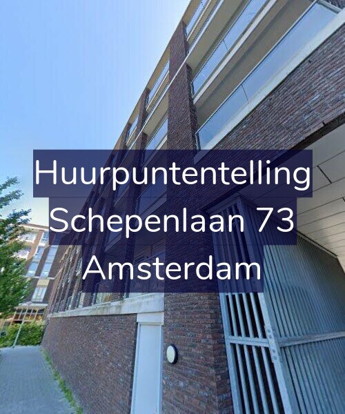 Foto gevel Huurpuntentelling voor Schepenlaan 73, Amsterdam