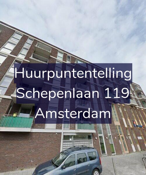 Foto gevel Huurpuntentelling voor Schepenlaan 119, Amsterdam