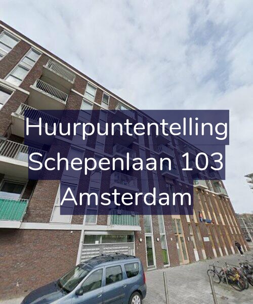 Foto gevel Huurpuntentelling voor Schepenlaan 103, Amsterdam