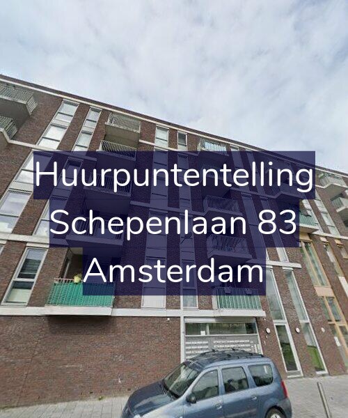 Foto gevel Huurpuntentelling voor Schepenlaan 83, Amsterdam
