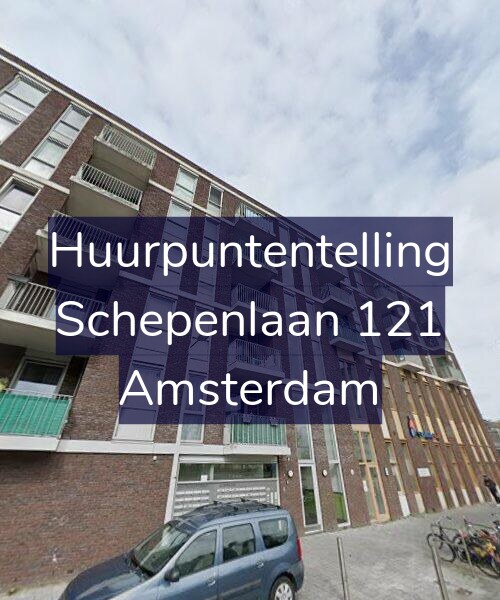 Foto gevel Huurpuntentelling voor Schepenlaan 121, Amsterdam