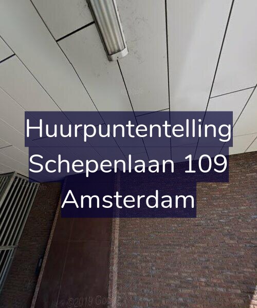 Foto gevel Huurpuntentelling voor Schepenlaan 109, Amsterdam