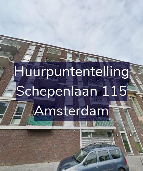 Foto gevel Huurpuntentelling voor Schepenlaan 115, Amsterdam