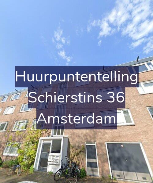 Foto gevel Huurpuntentelling voor Schierstins 36, Amsterdam