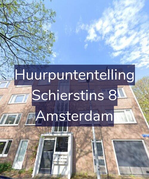 Foto gevel Huurpuntentelling voor Schierstins 8, Amsterdam