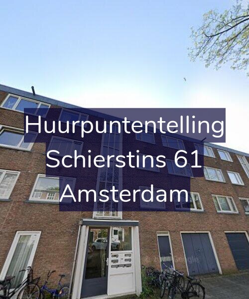 Foto gevel Huurpuntentelling voor Schierstins 61, Amsterdam