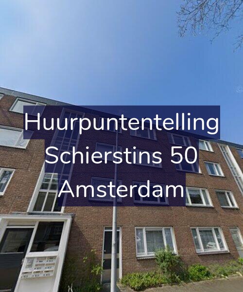Foto gevel Huurpuntentelling voor Schierstins 50, Amsterdam