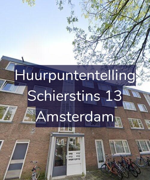 Foto gevel Huurpuntentelling voor Schierstins 13, Amsterdam