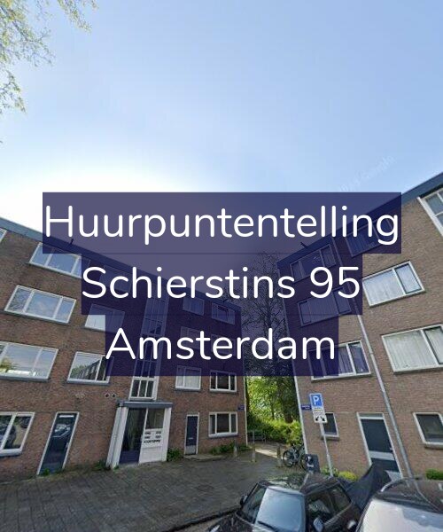 Foto gevel Huurpuntentelling voor Schierstins 95, Amsterdam