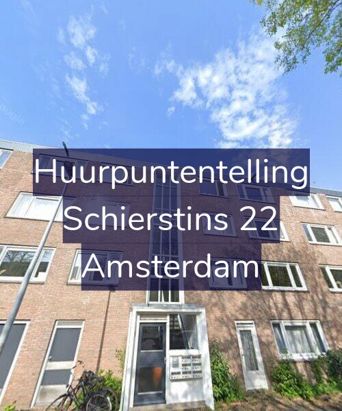 Foto gevel Huurpuntentelling voor Schierstins 22, Amsterdam