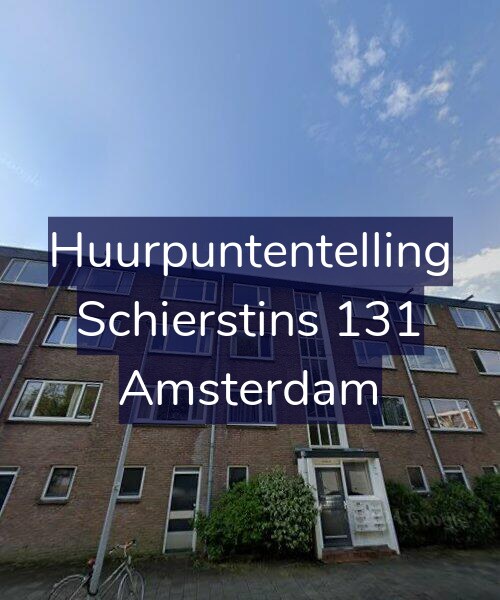 Foto gevel Huurpuntentelling voor Schierstins 131, Amsterdam
