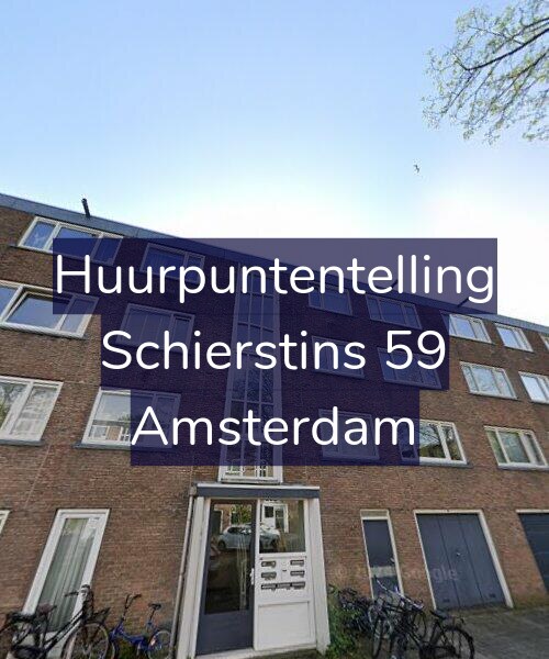 Foto gevel Huurpuntentelling voor Schierstins 59, Amsterdam