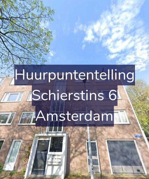 Foto gevel Huurpuntentelling voor Schierstins 6, Amsterdam