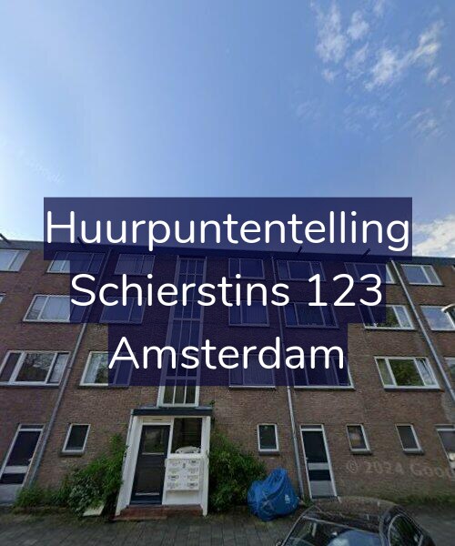 Foto gevel Huurpuntentelling voor Schierstins 123, Amsterdam