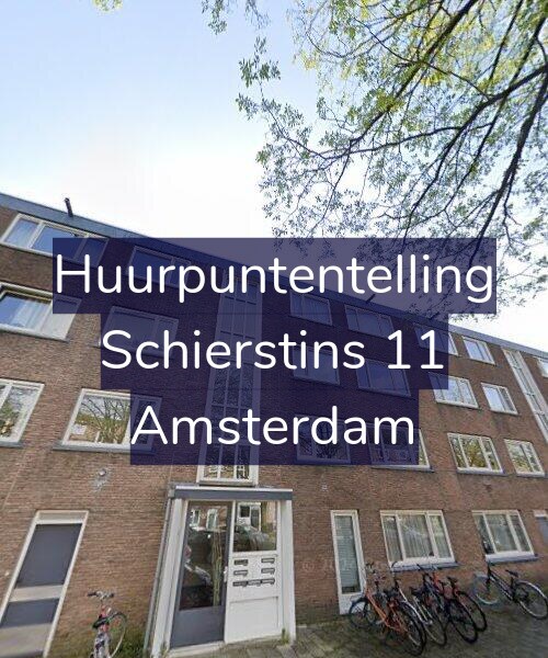 Foto gevel Huurpuntentelling voor Schierstins 11, Amsterdam