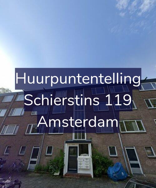 Foto gevel Huurpuntentelling voor Schierstins 119, Amsterdam