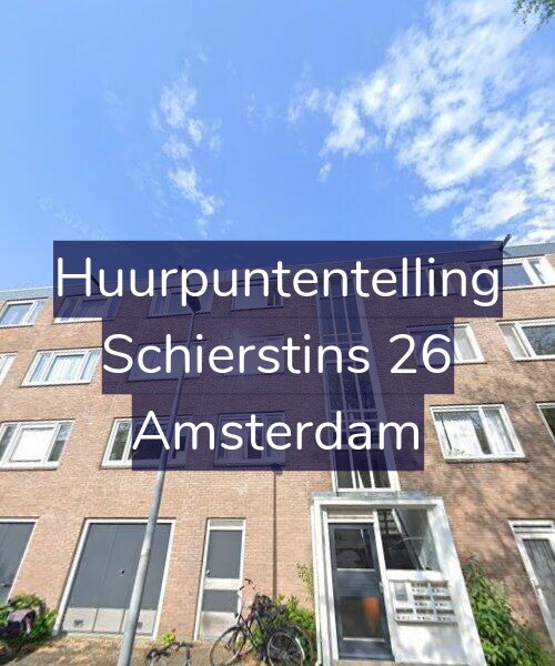 Foto gevel Huurpuntentelling voor Schierstins 26, Amsterdam