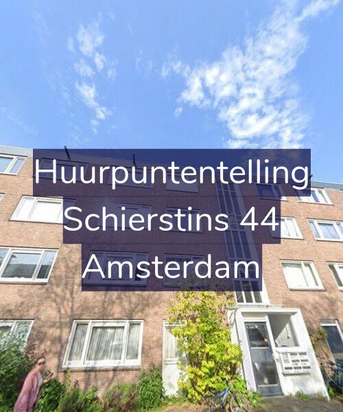 Foto gevel Huurpuntentelling voor Schierstins 44, Amsterdam