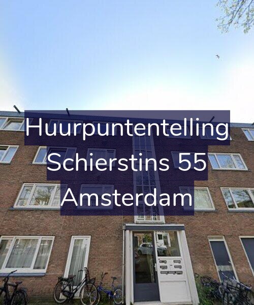Foto gevel Huurpuntentelling voor Schierstins 55, Amsterdam