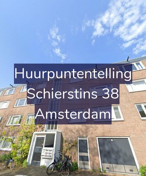Foto gevel Huurpuntentelling voor Schierstins 38, Amsterdam
