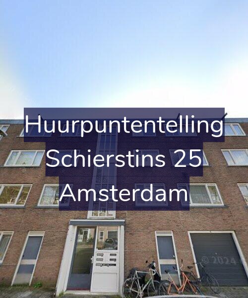 Foto gevel Huurpuntentelling voor Schierstins 25, Amsterdam
