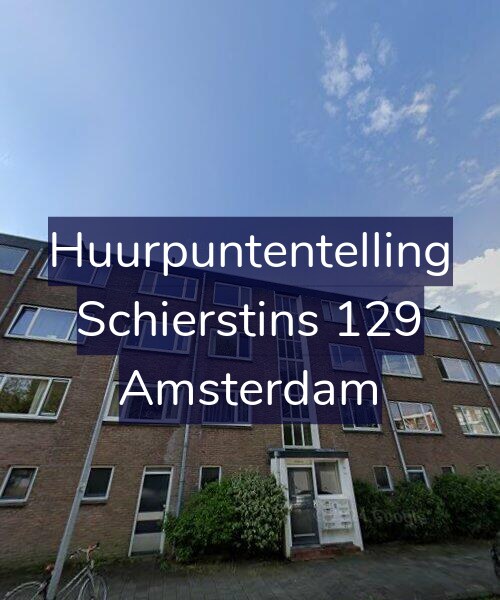 Foto gevel Huurpuntentelling voor Schierstins 129, Amsterdam