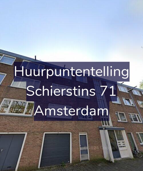 Foto gevel Huurpuntentelling voor Schierstins 71, Amsterdam