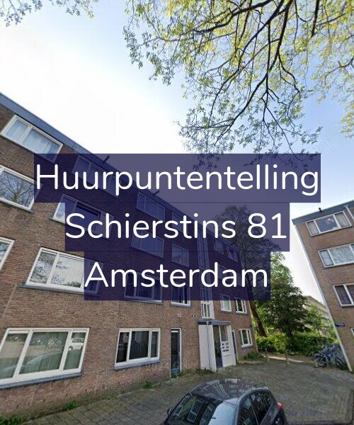 Foto gevel Huurpuntentelling voor Schierstins 81, Amsterdam