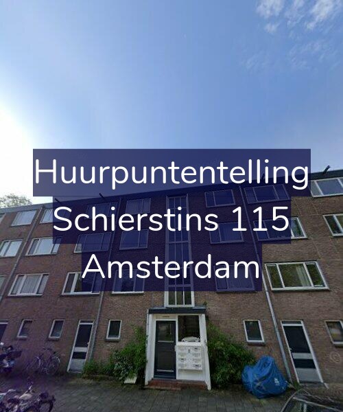 Foto gevel Huurpuntentelling voor Schierstins 115, Amsterdam
