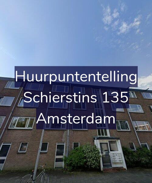 Foto gevel Huurpuntentelling voor Schierstins 135, Amsterdam