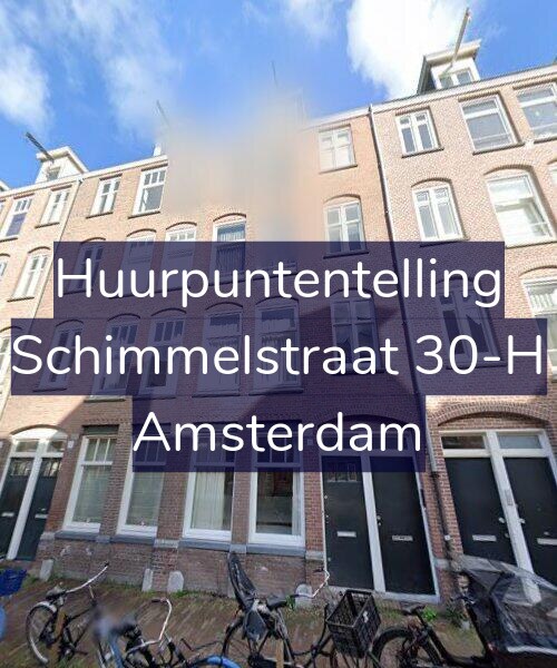 Foto gevel Huurpuntentelling voor Schimmelstraat 30-H, Amsterdam
