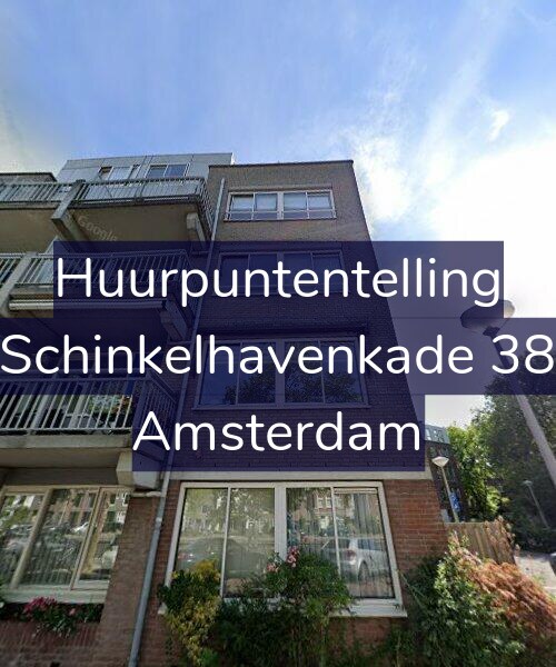 Foto gevel Huurpuntentelling voor Schinkelhavenkade 38, Amsterdam