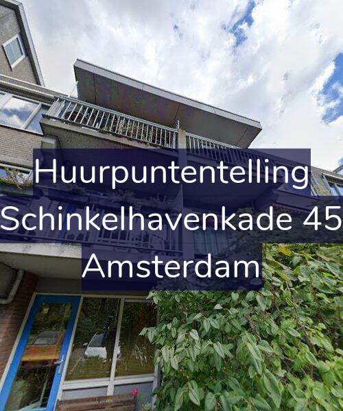 Foto gevel Huurpuntentelling voor Schinkelhavenkade 45, Amsterdam