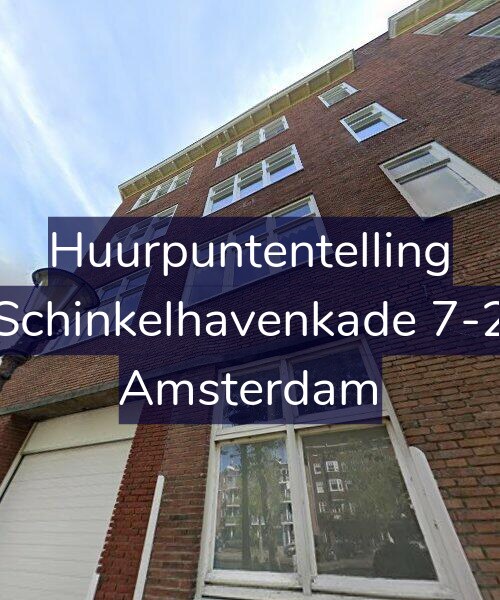 Foto gevel Huurpuntentelling voor Schinkelhavenkade 7-2, Amsterdam