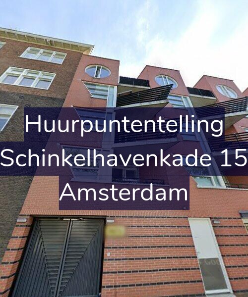 Foto gevel Huurpuntentelling voor Schinkelhavenkade 15, Amsterdam