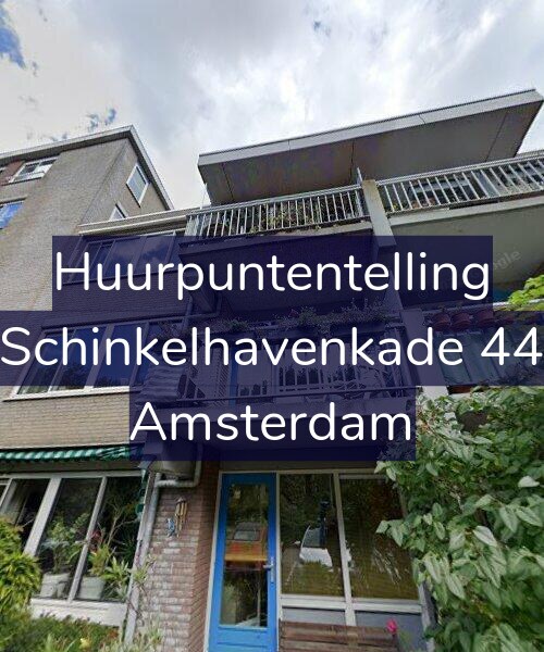 Foto gevel Huurpuntentelling voor Schinkelhavenkade 44, Amsterdam