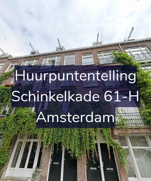 Foto gevel Huurpuntentelling voor Schinkelkade 61-H, Amsterdam
