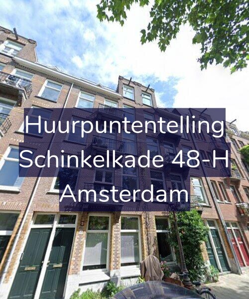 Foto gevel Huurpuntentelling voor Schinkelkade 48-H, Amsterdam