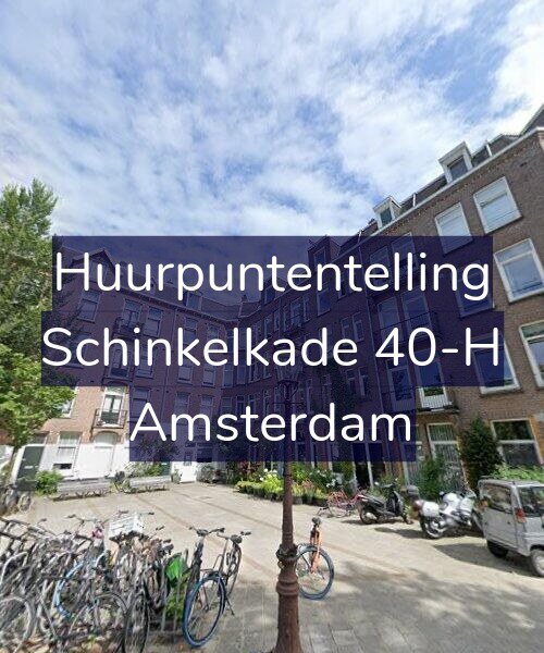 Foto gevel Huurpuntentelling voor Schinkelkade 40-H, Amsterdam