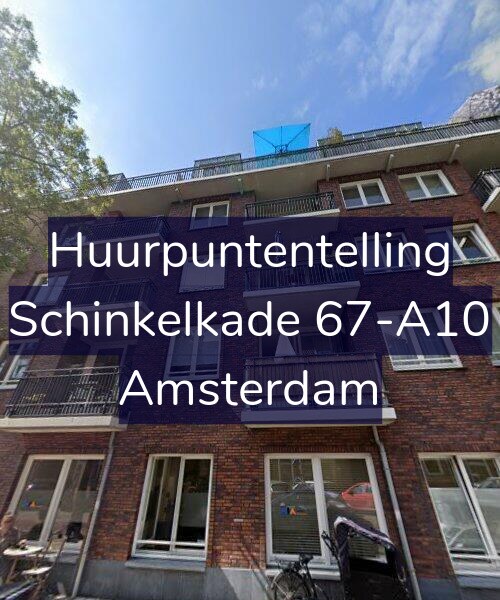Foto gevel Huurpuntentelling voor Schinkelkade 67-A10, Amsterdam