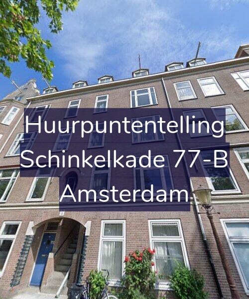 Foto gevel Huurpuntentelling voor Schinkelkade 77-B, Amsterdam