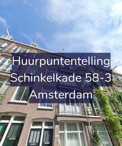 Foto gevel Huurpuntentelling voor Schinkelkade 58-3, Amsterdam